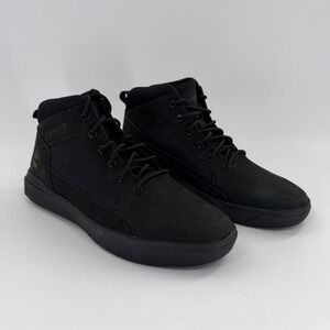 Timberland Davis Square Chukka Boots Mens Black Nubuck Sneakers TB0A69V5EQ4